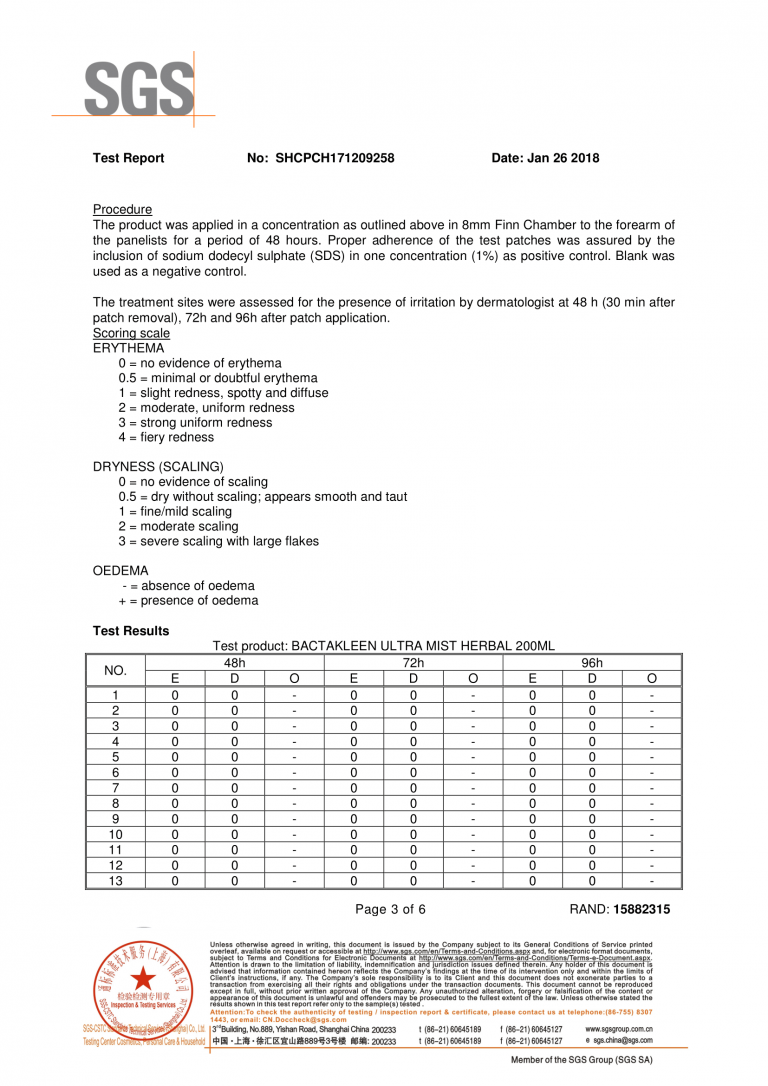 SGS dermal test Ultra Mist herbal-3